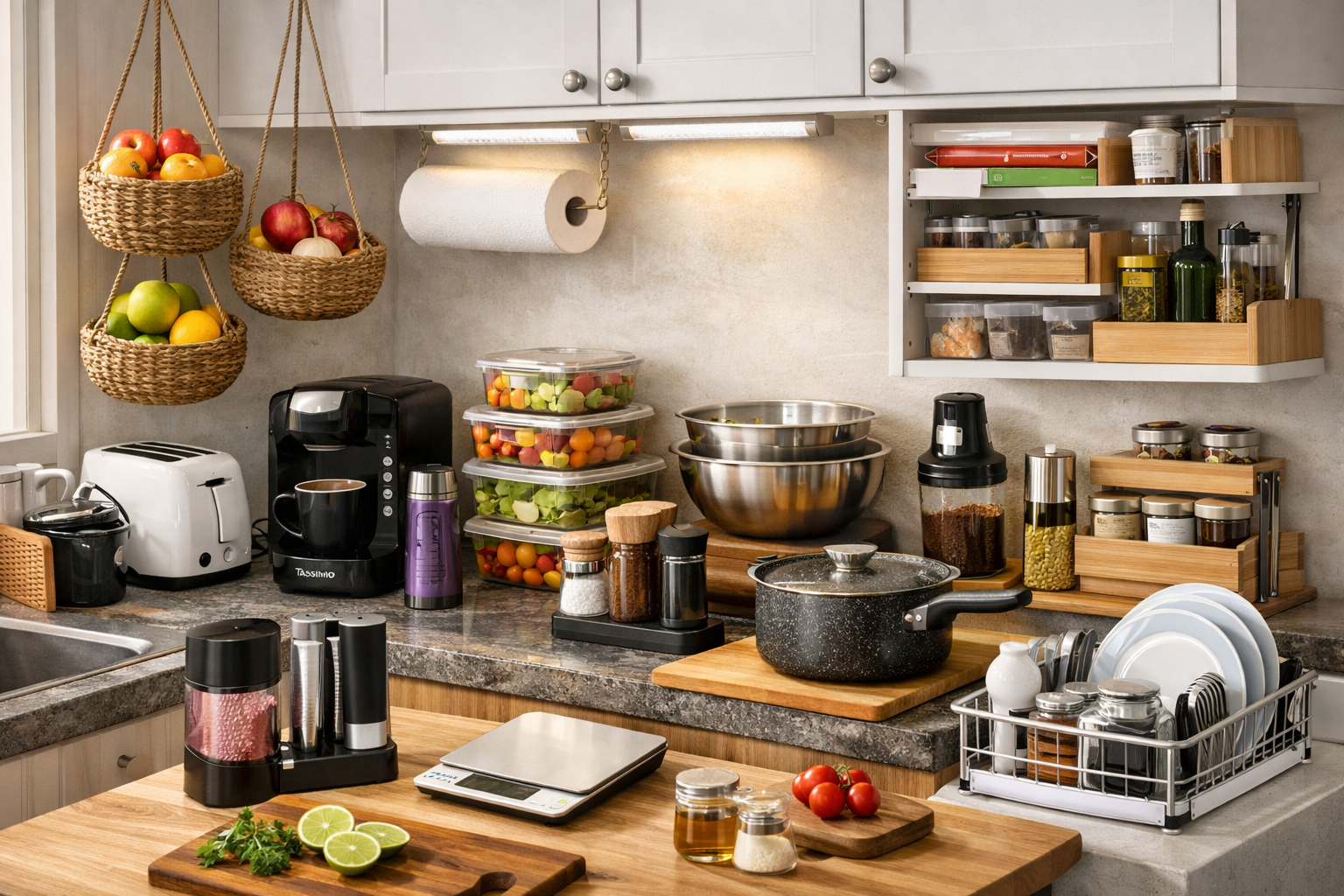 24 Best Amazon UK Small Kitchen Finds Under £50 for Smart Storage & Space Saving (2026 Edition)