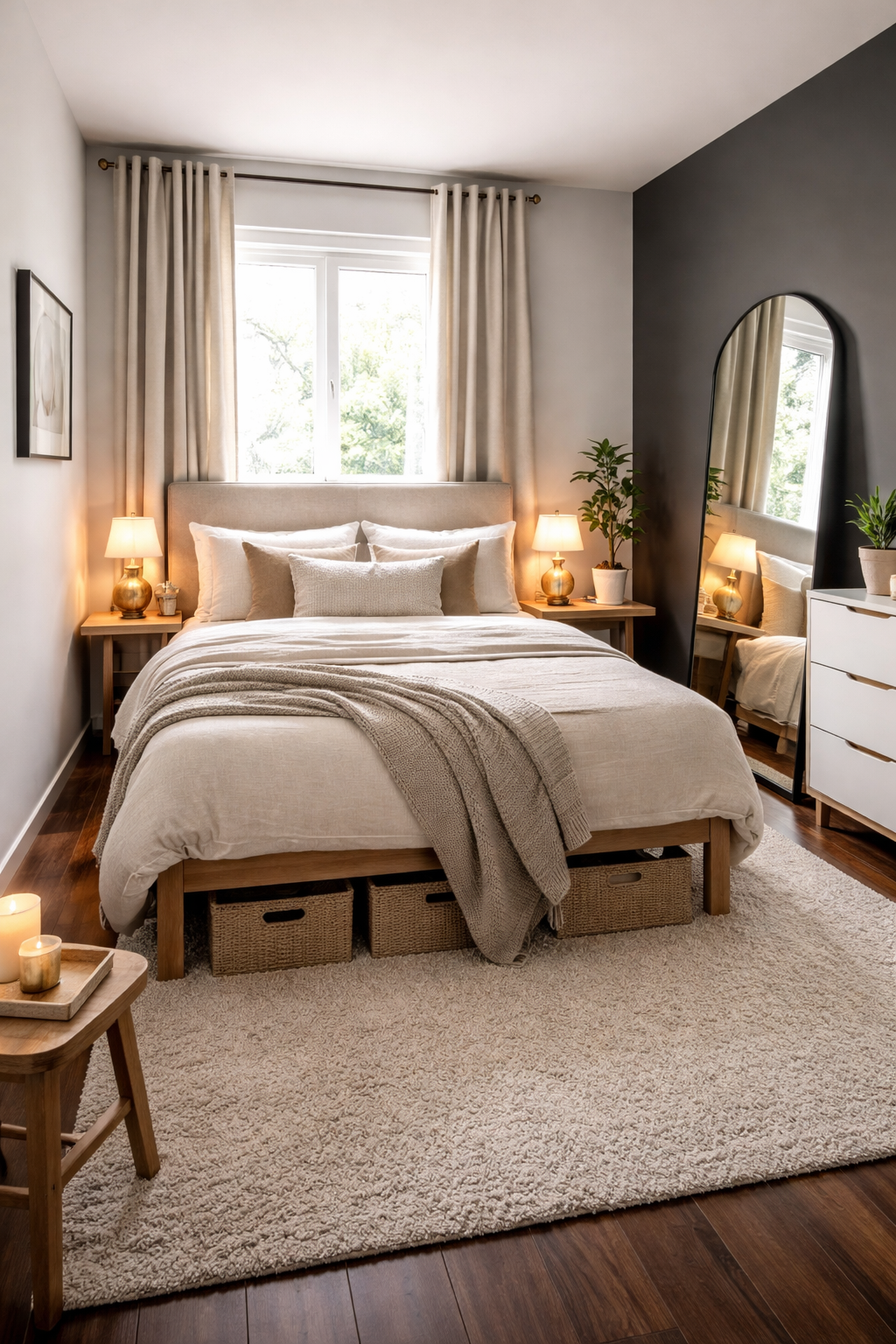 Small Dark Bedroom Ideas That Actually Make It Feel Bigger
