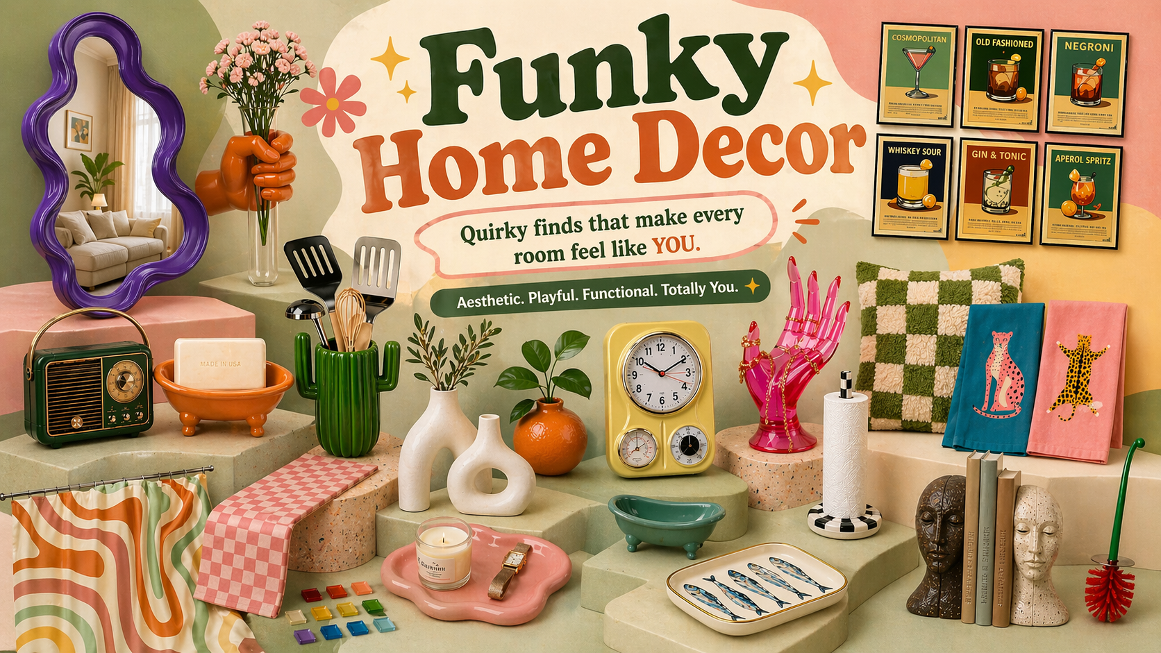 20 Funky Home Decor Items That Instantly Upgrade Your Space